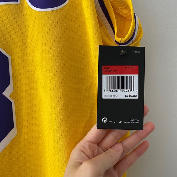 Lakers Davis #3 Basketball Jersey - Picture 6 of 7